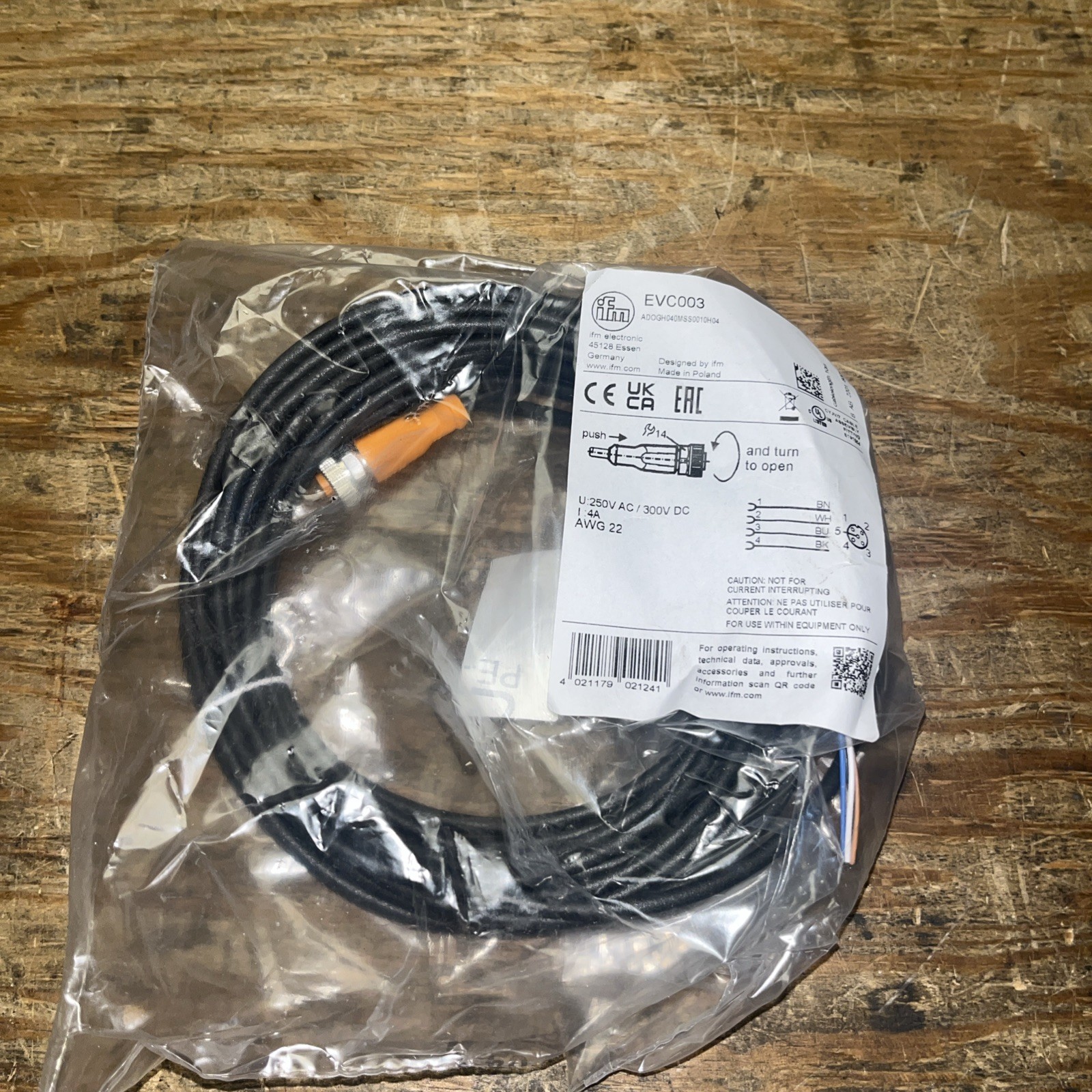 IFM  #EVC003, New Open Box KP-1431