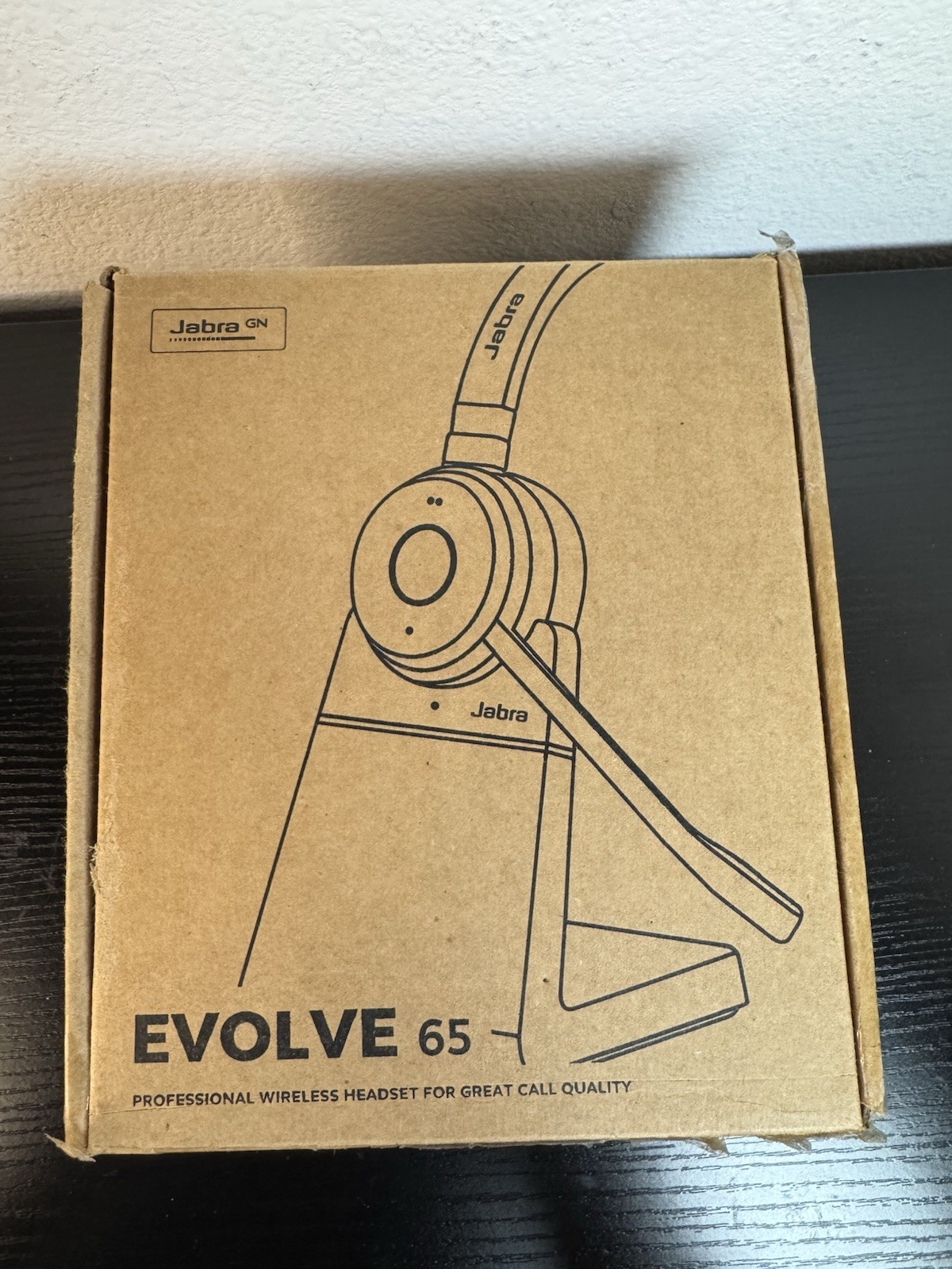 Jabra Evolve 65 TE USB-A MS Stereo Stand - New Open Box