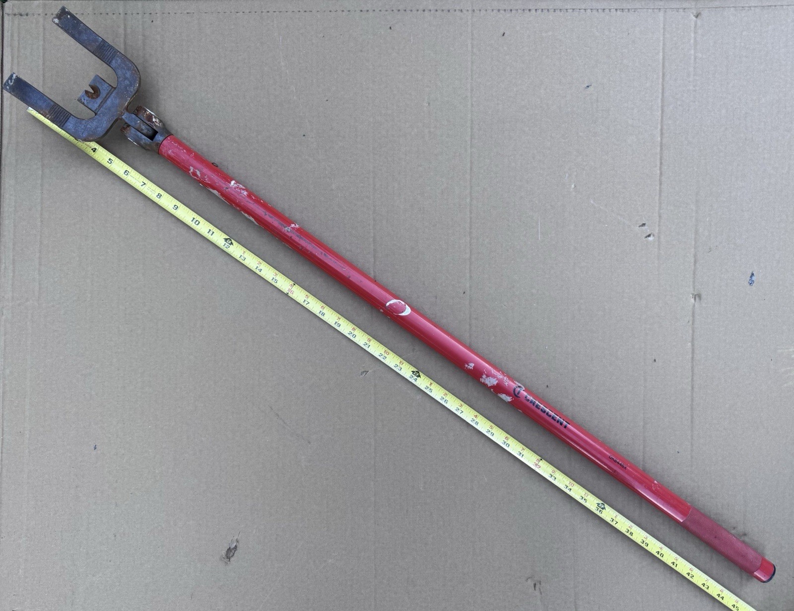 Crescent Bull Bar 44” Indexing Head Deck Removal Demo Wrecking Pry Bar Tool