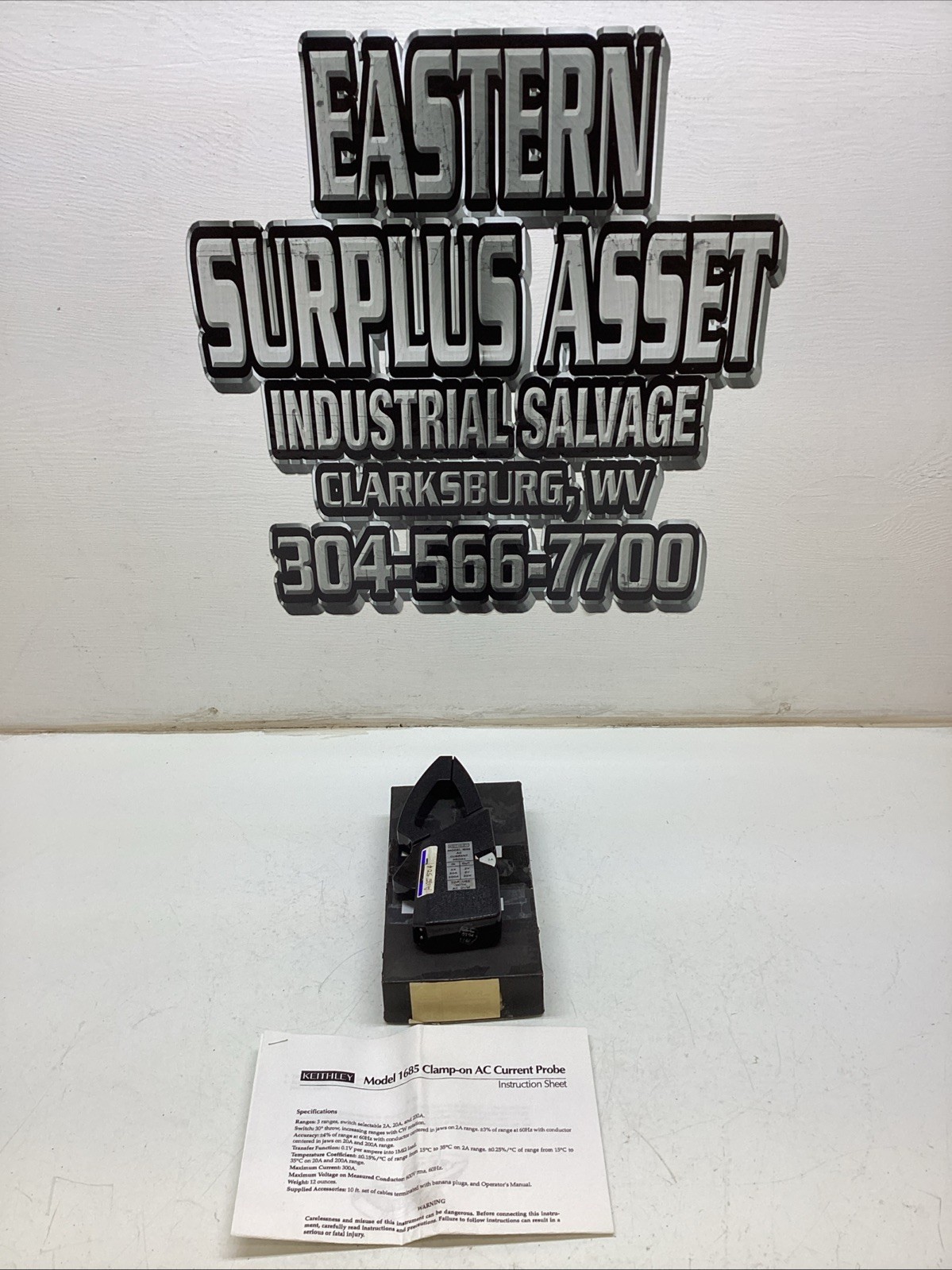 Keithley AC Current Probe Model 1685