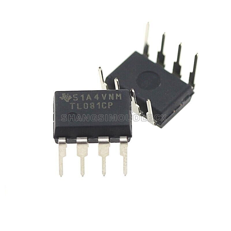10pcs TL081CP TL081 TI IC JFET Input Operational Amplifiers DIP-8