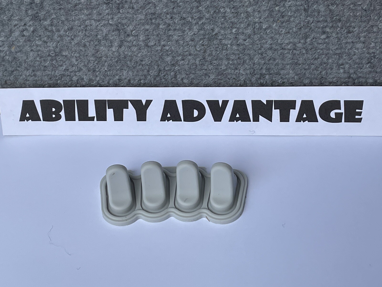 NEW: Permobil 18” 3G ARMREST ARMPAD INSERT black leatherette arm pad.