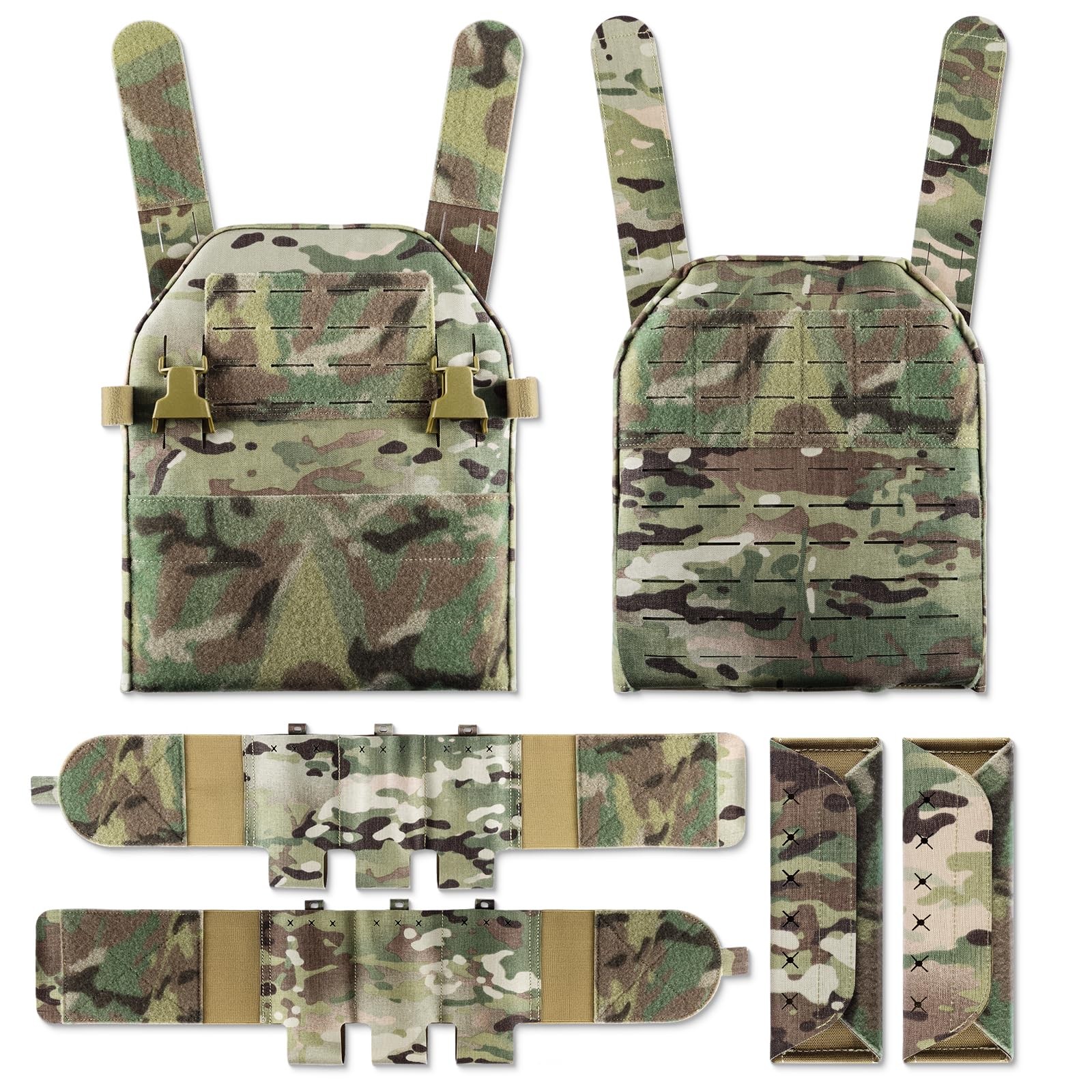 LPPC V.2 Tactical Vest, Low-Profile Vest, Modular, Placard Compatible, Made f...