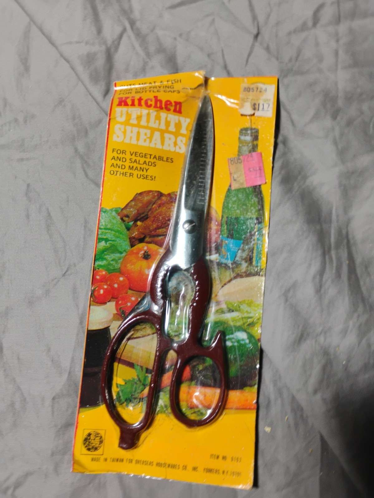 Vintage 1974 NOS Kitchen Utility Shears Kitchen King Scissors