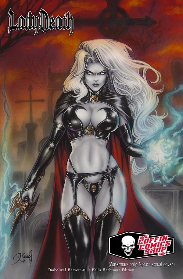 Lady Death: Diabolical Harvest #1 - Hell's Harbinger Edition
