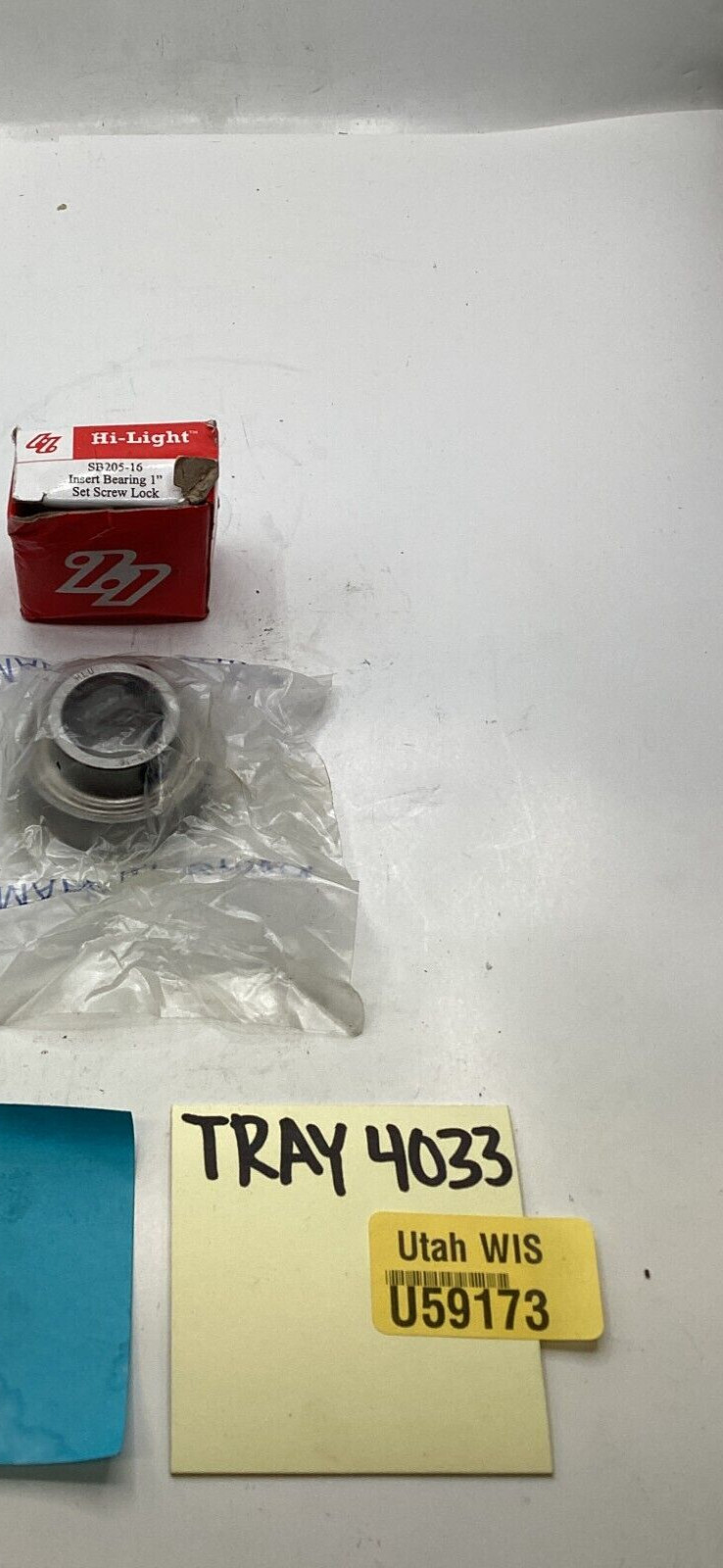 HI-Light SB205-16 Insert Bearing 1" Screw Lock