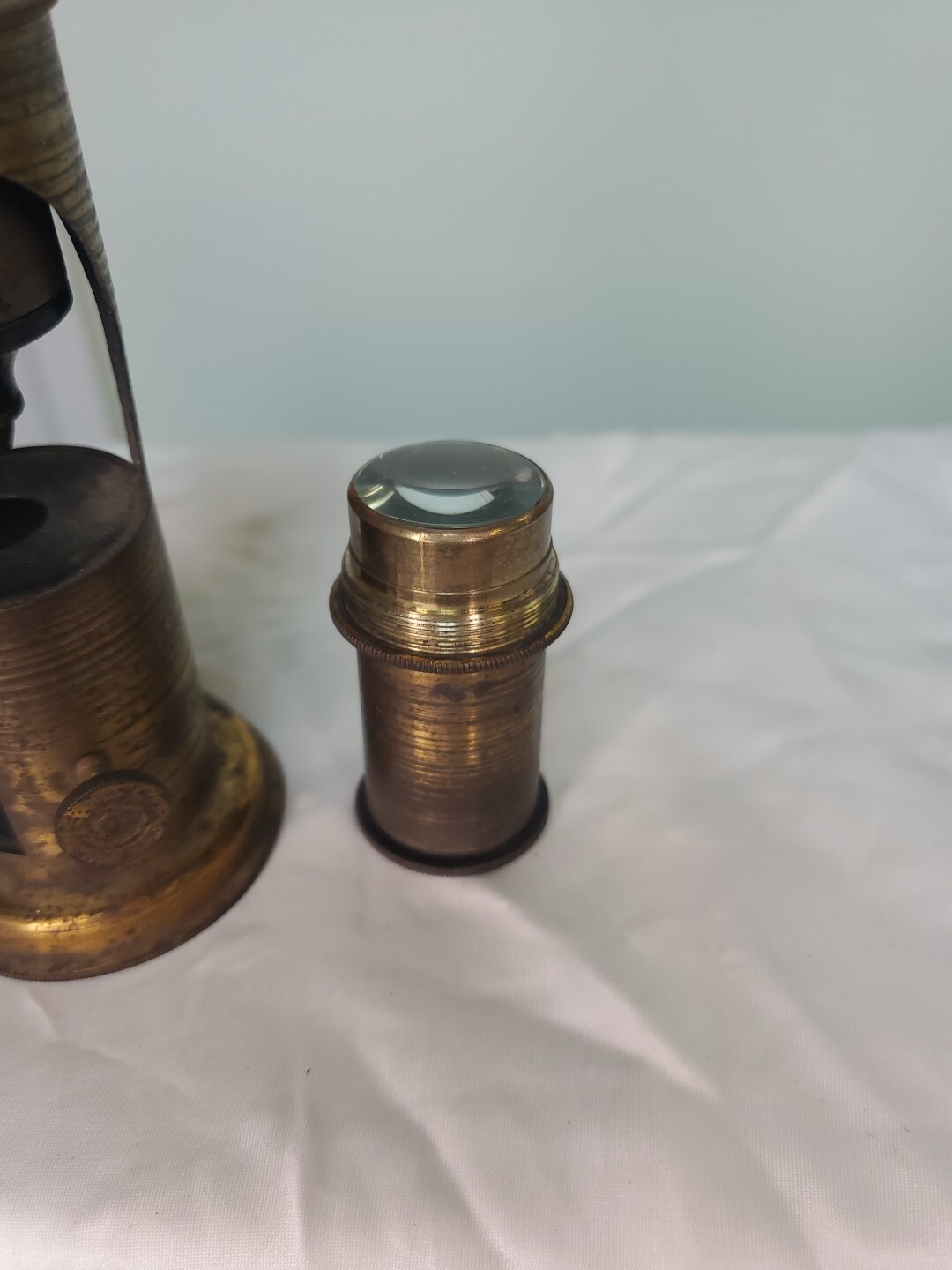 Antique Brass Field Microscope