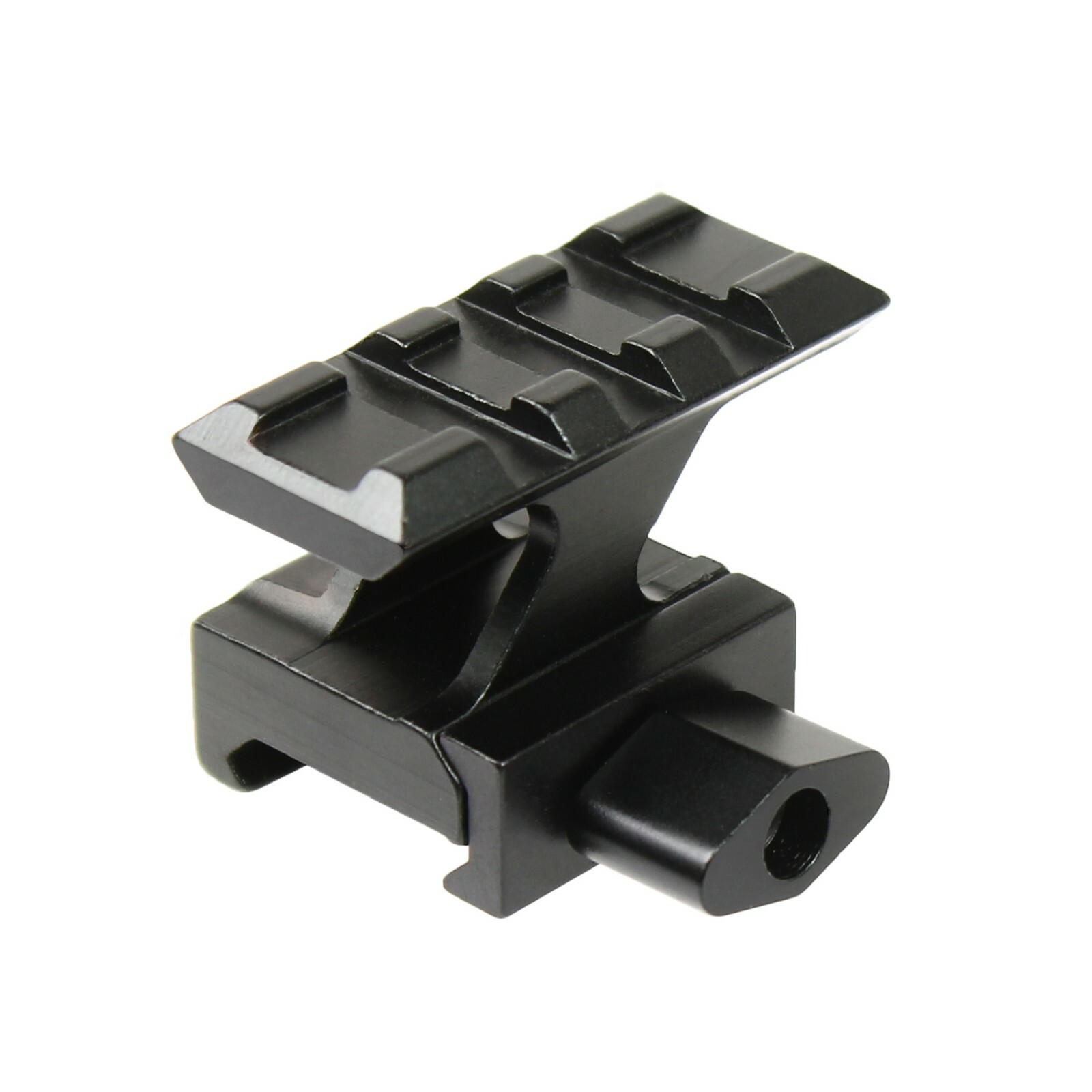 2 PCS Lockdown Picatinny Riser High Profile Red Dot Picatinny Mount 3 Slot