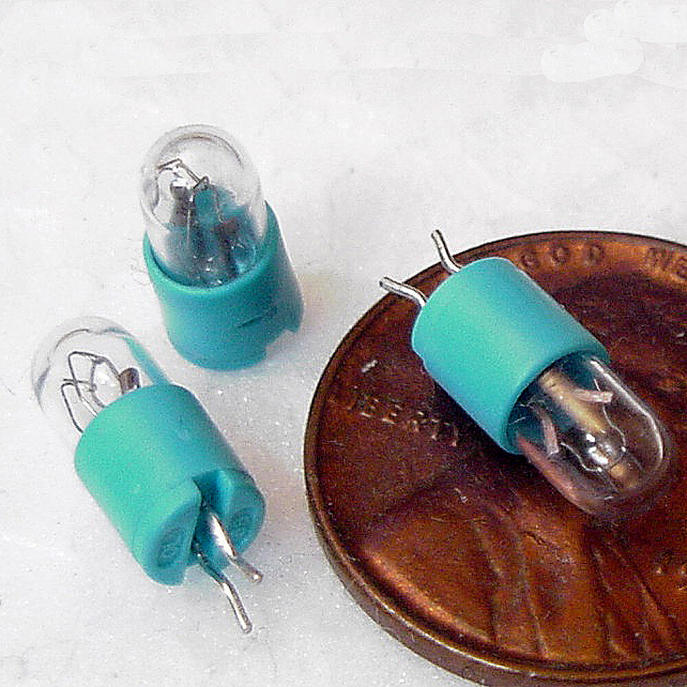 (10) Sub-Miniature 12 Volt Incandescent Bulbs (Size: approx 4.5 mm D x 3/8" H)