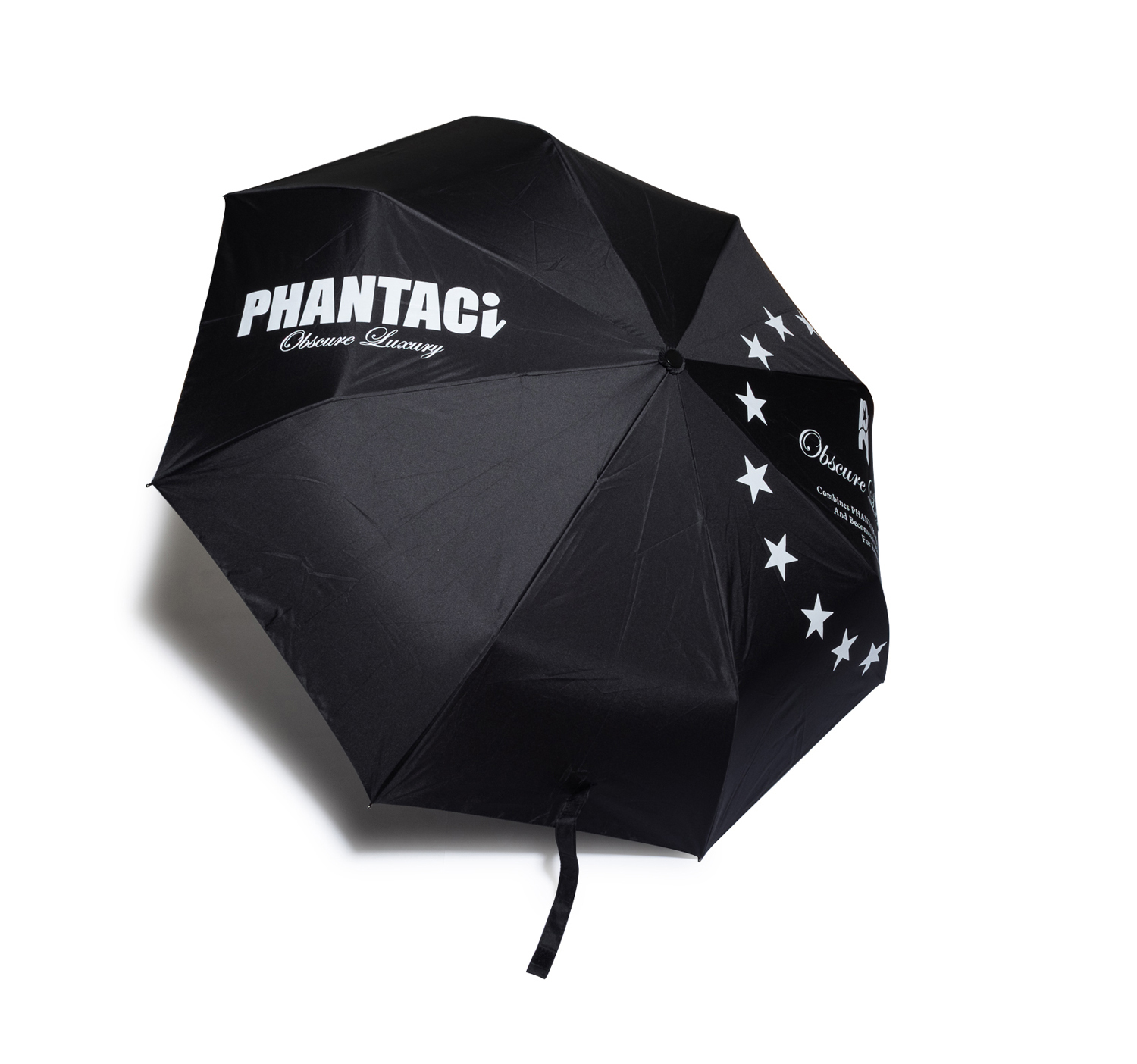 PHANTACI X JAY CHOU AUTO-OPEN UMBRELLA LOGO BLACK