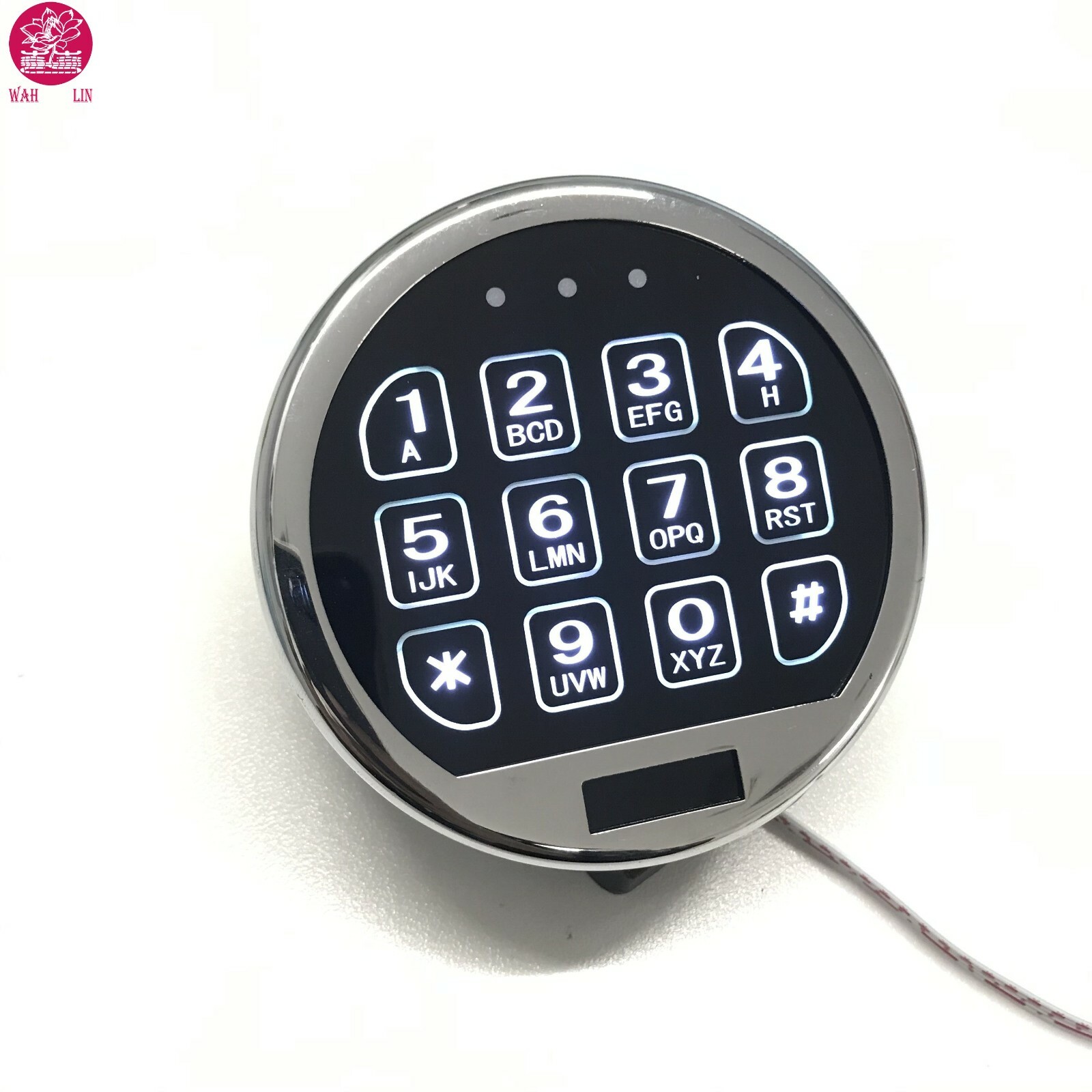 Chrome Light LED Keypad Basic Swingbolt Lock Replace Most S&G LG NL SecuRam