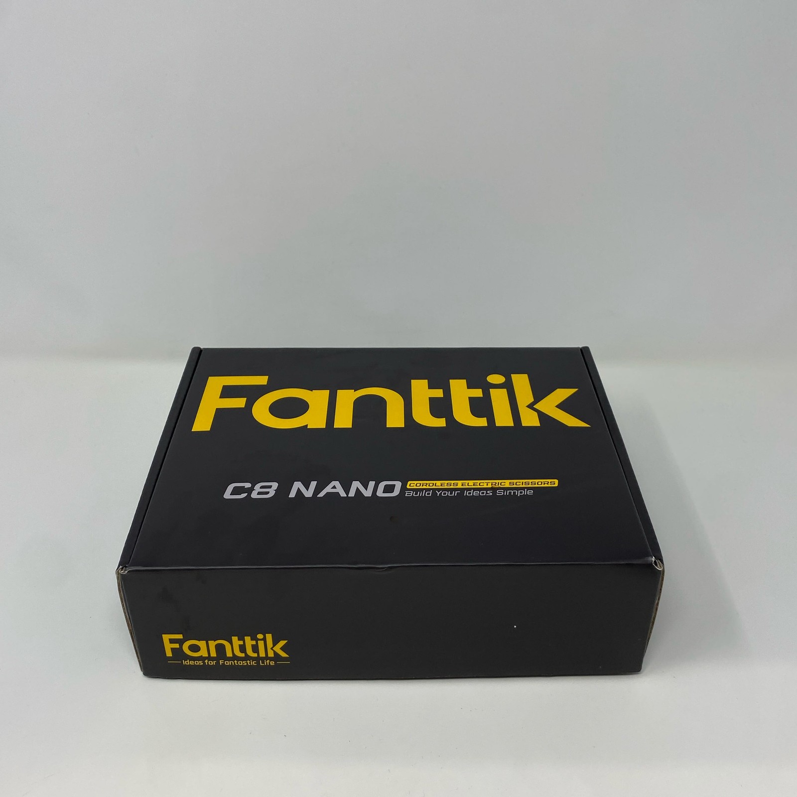 Fanttik C8 Nano Cordless Electric Scissors, Black w/ 2 Blades