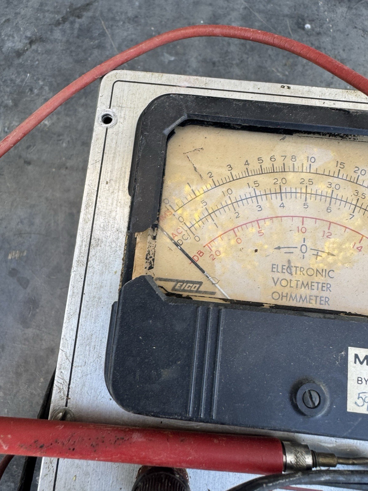 Vintage EICO Model 221 VTVM Tube Multimeter Untested