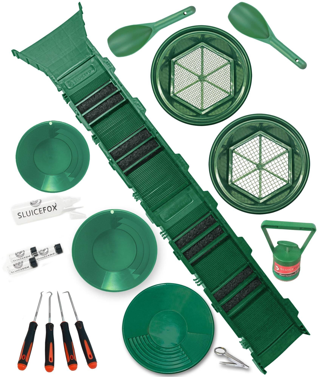 Complete Sluice Fox Gold Mining Kit with Sluice Box and Bucket Classifier | Port