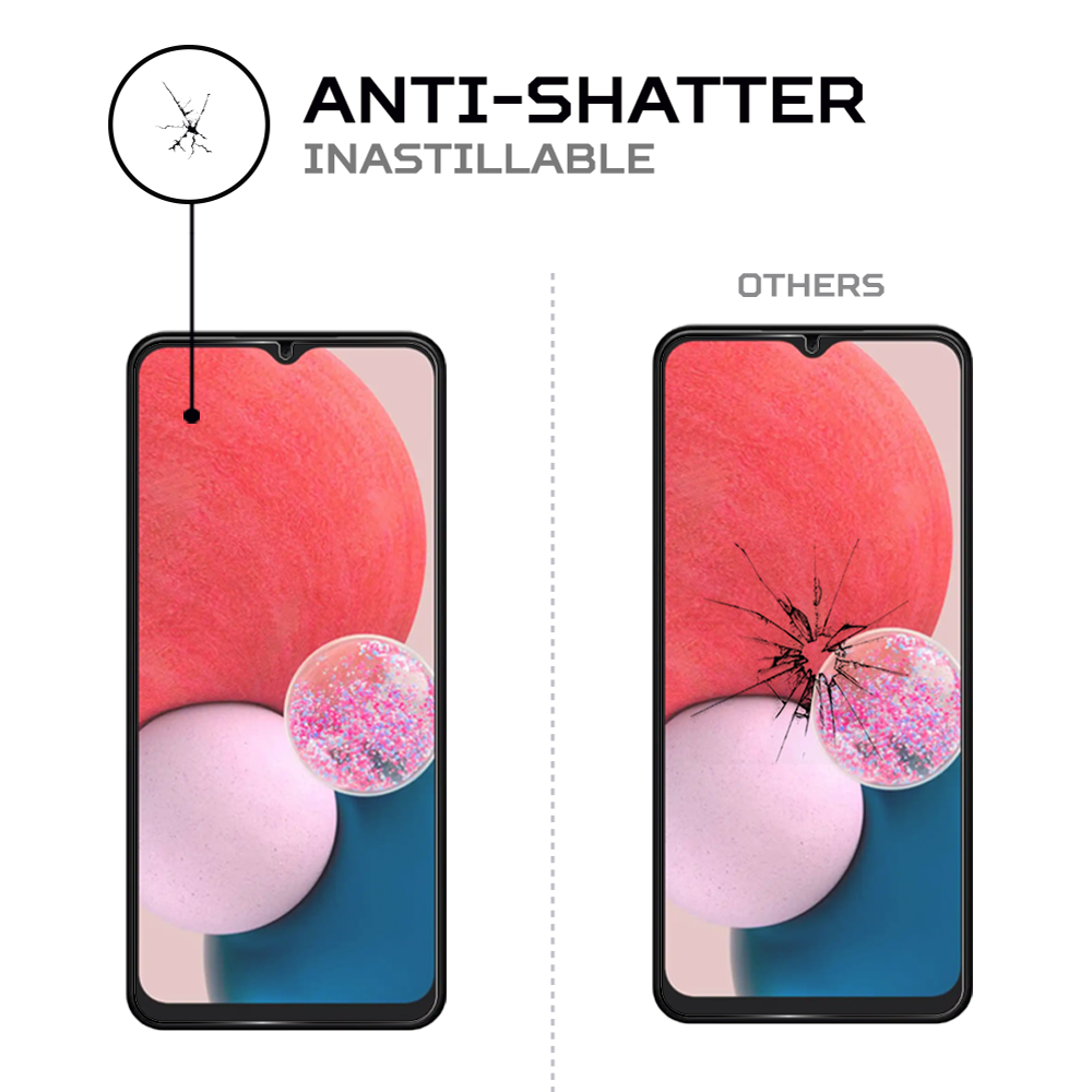 FOR SAMSUNG Galaxy A13 Clear-TEMPERED GLASS SCREEN PROTECTOR ,Case Friendly
