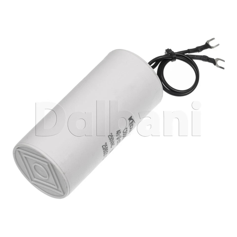 12.5UF 300VAC Wire Motor Run Capacitor CBB60 HVAC 25/85/21 12.5MFD 35MMX60MM