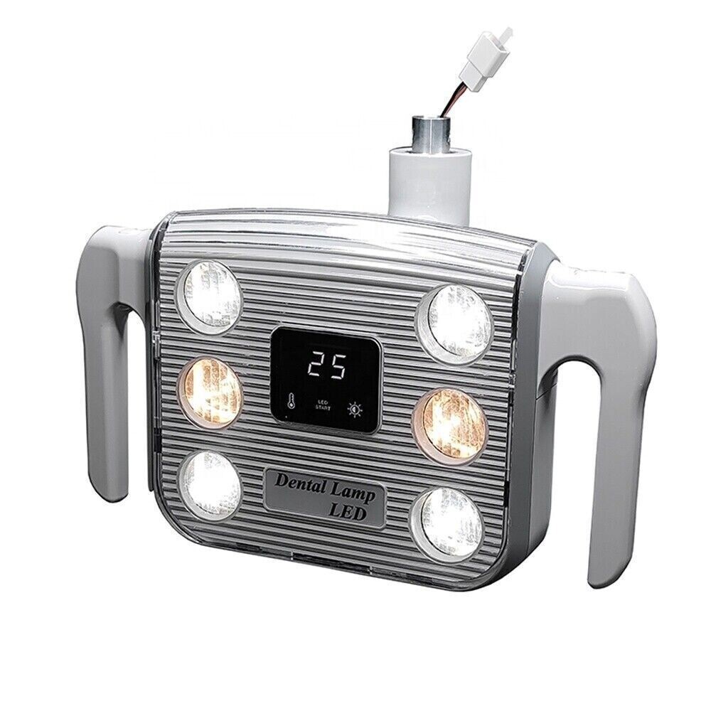 6 LEDs 10W Dental Shadowless Operating Induction Lamp with LCD Display 22mm
