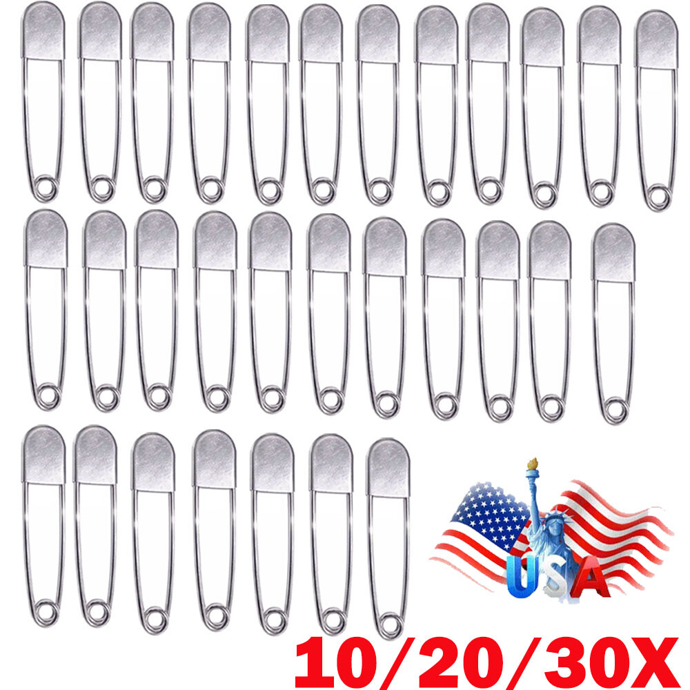 10/20/30x 5 Inch Large Safety Pins For Clothes Big Safety Pins Heavy Giant HOT