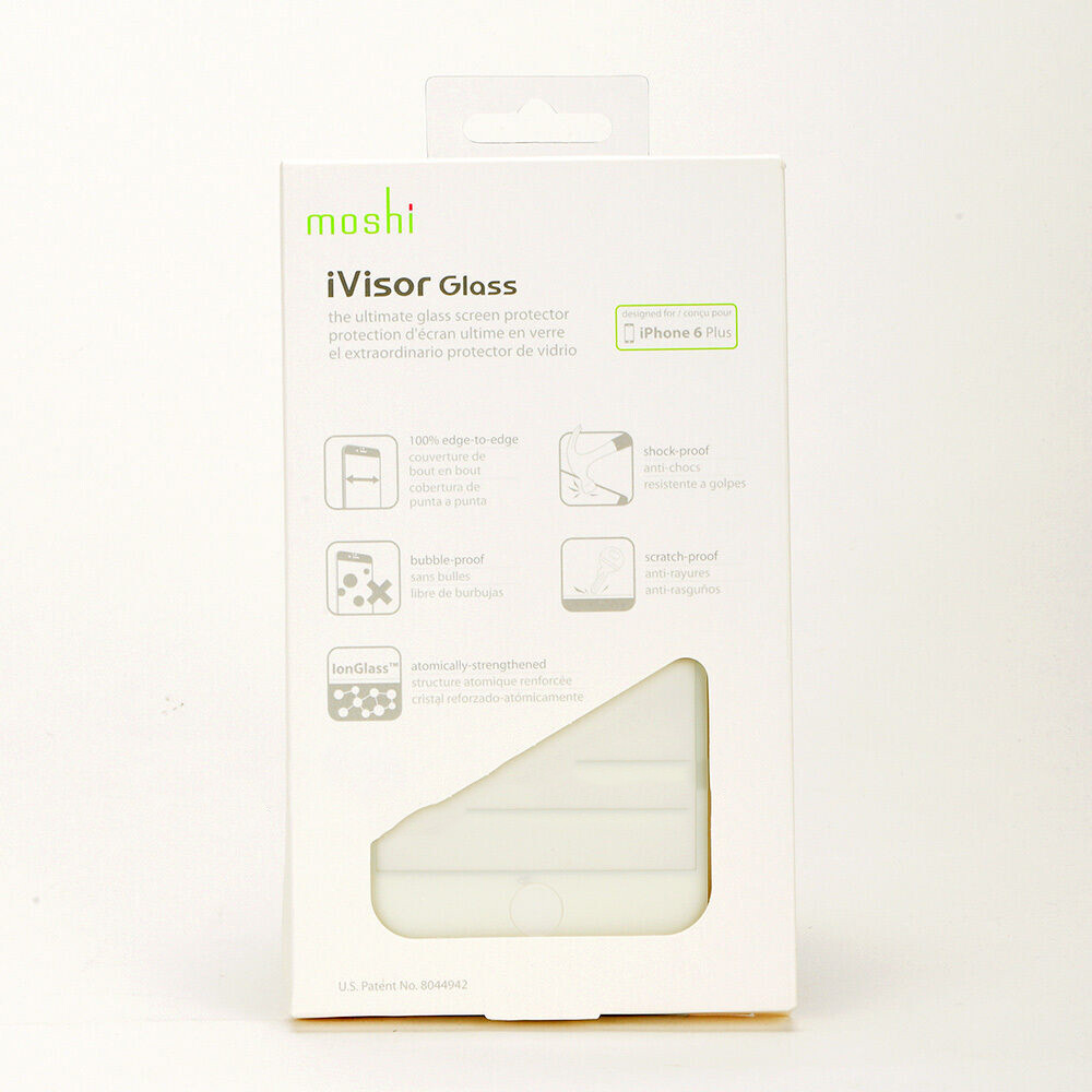 Moshi iVisor Glass iPhone 6 Plus iPhone 6s Plus HD Screen Protector - White