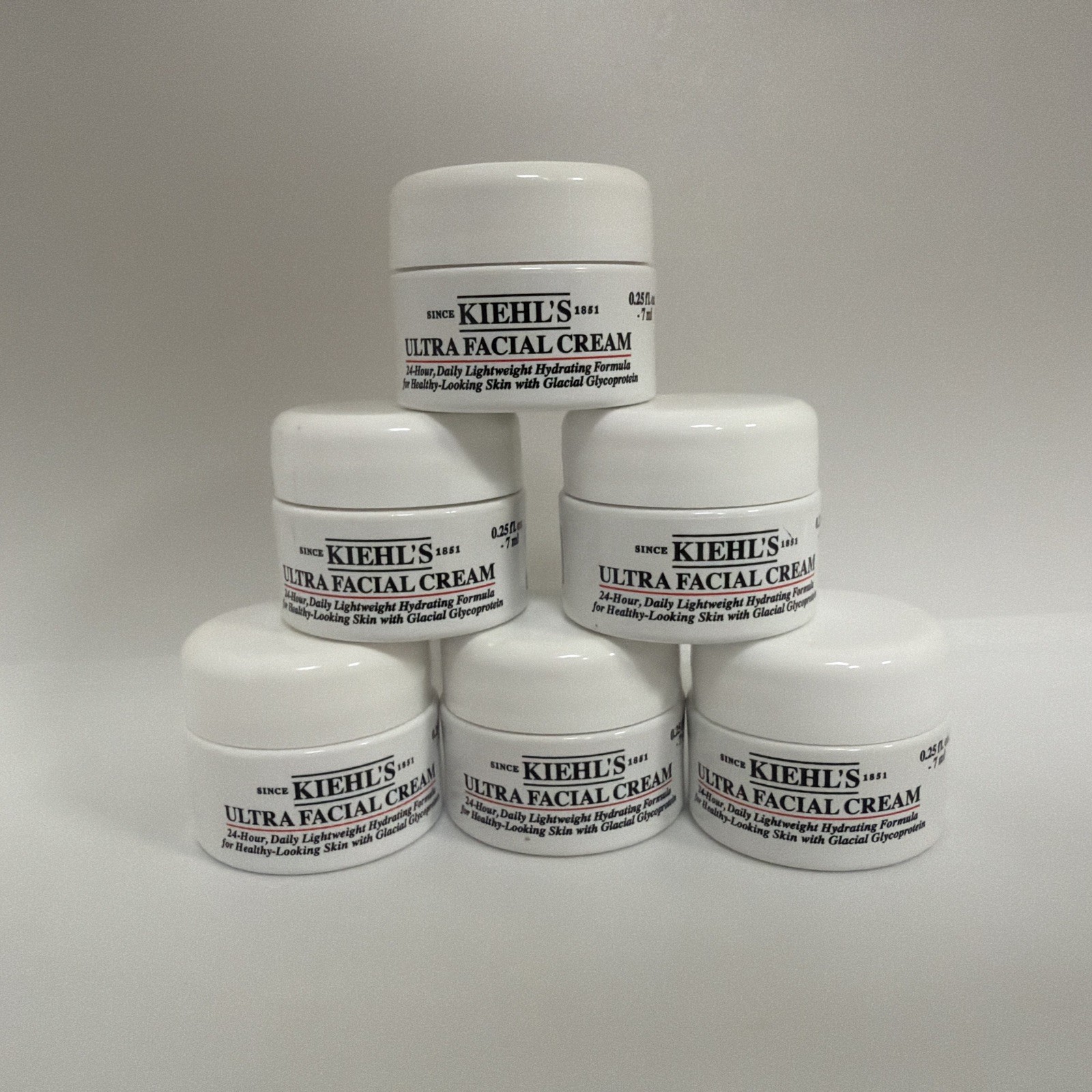 NEW 6x Kiehl's Ultra Facial Cream 0.25 fl oz/7 ml