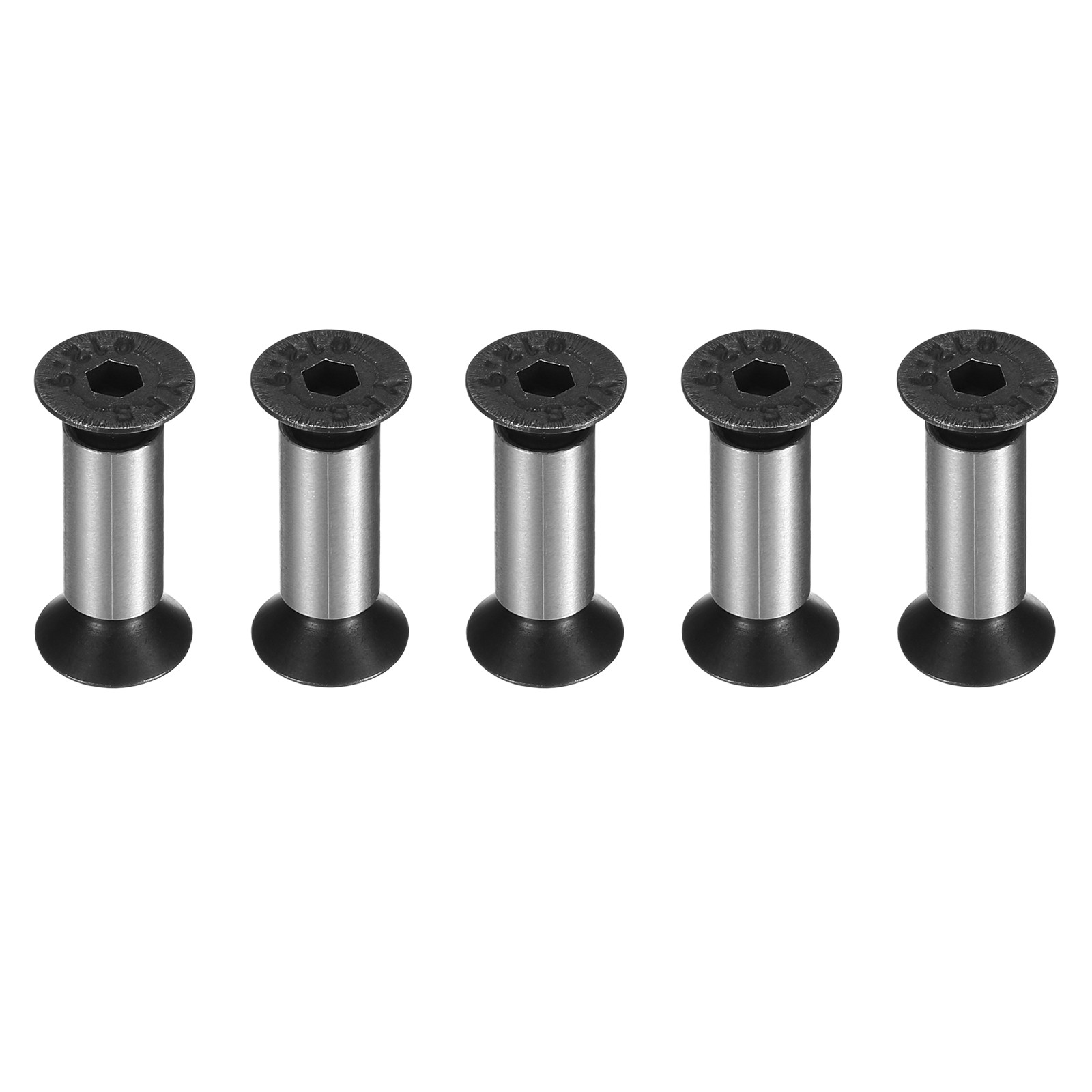5pcs Knife Handle Screws 5x14mm Hex Sink Head Metal Pocket Knife Pivot Pin
