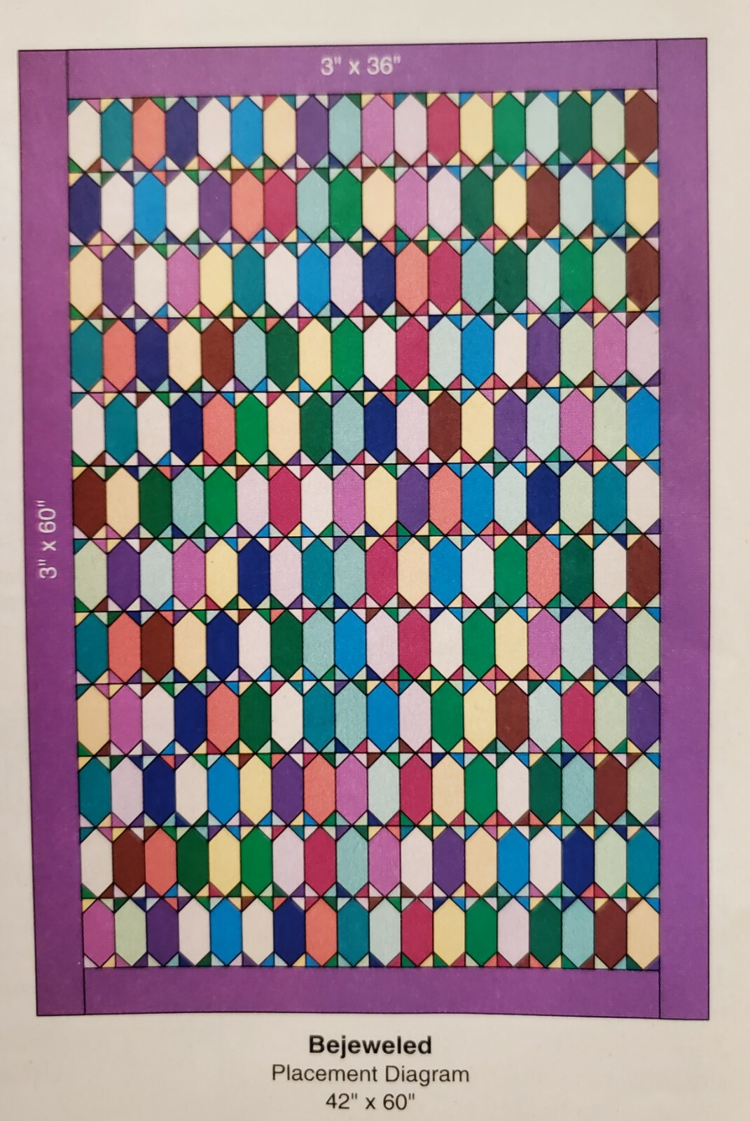 "Bejeweled" Quilt Pattern from 2001 Magazine Confident Beginner