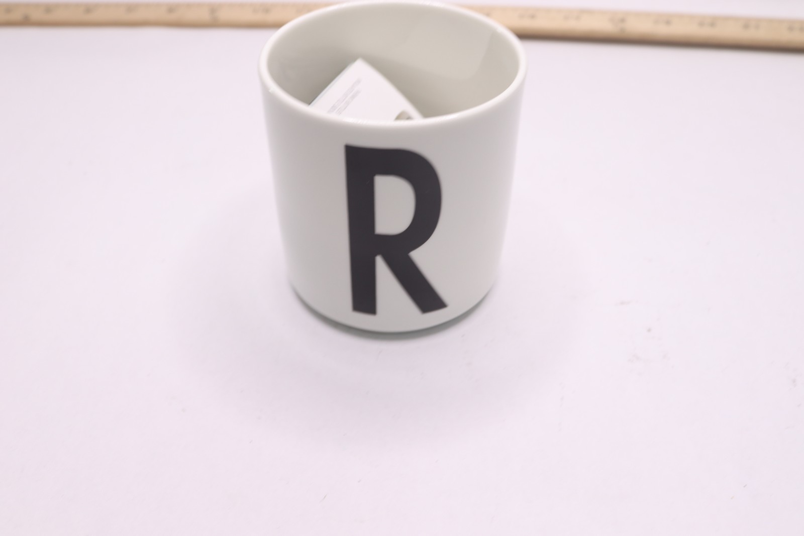 Porcelain Cup Personal Fine Bone China Letter R