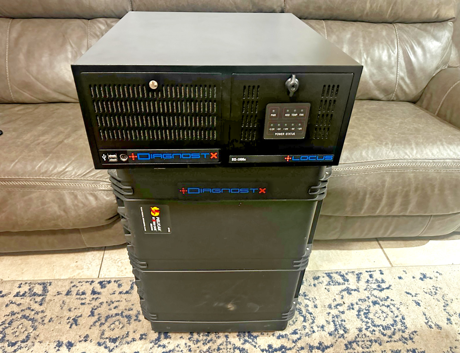 LOCUS DIAGNOSTX DX-1000C Monitor DX1000-2051 OVER-THE-AIR RADIO ANALYZER