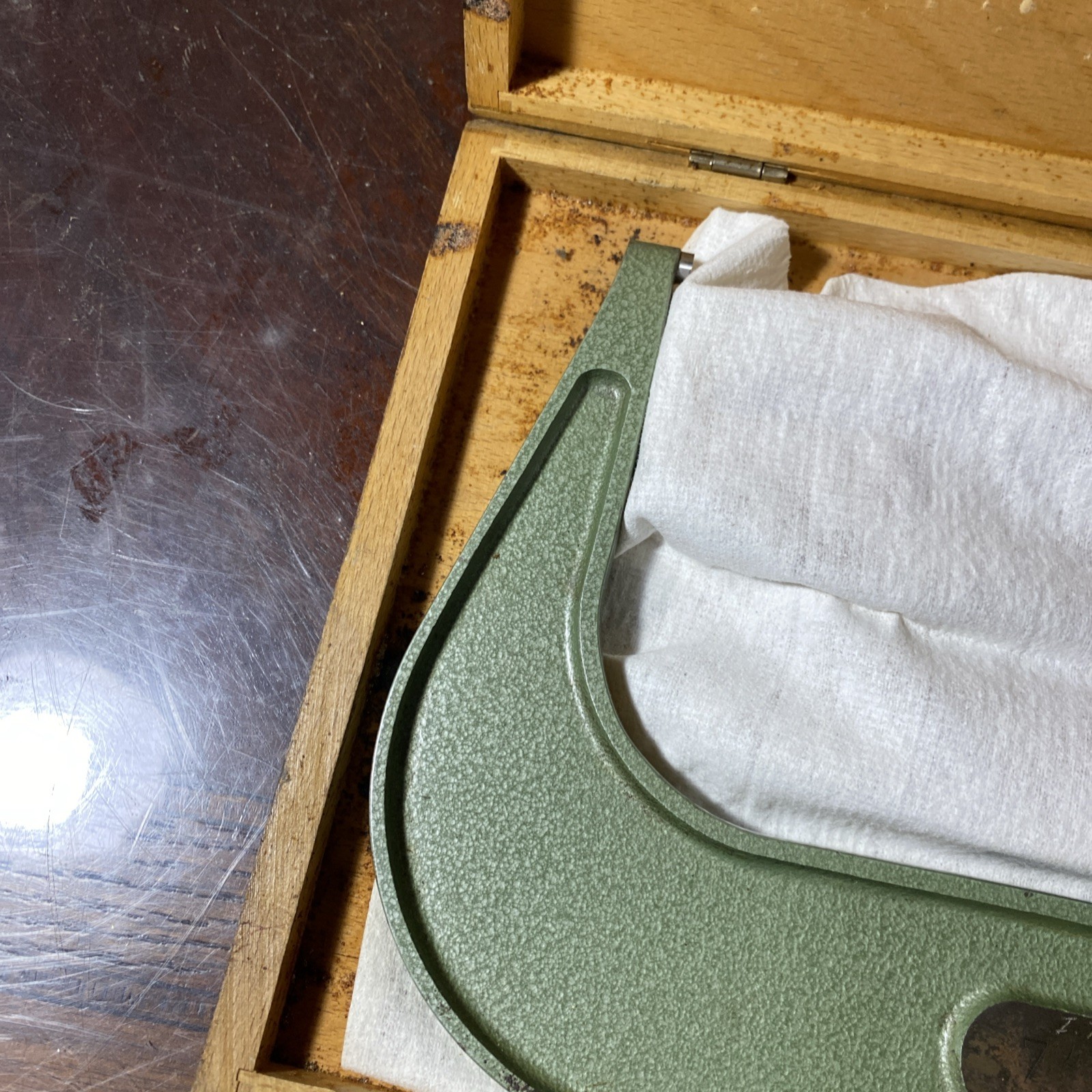 Mauser 7-8” Outside Micrometer With Case