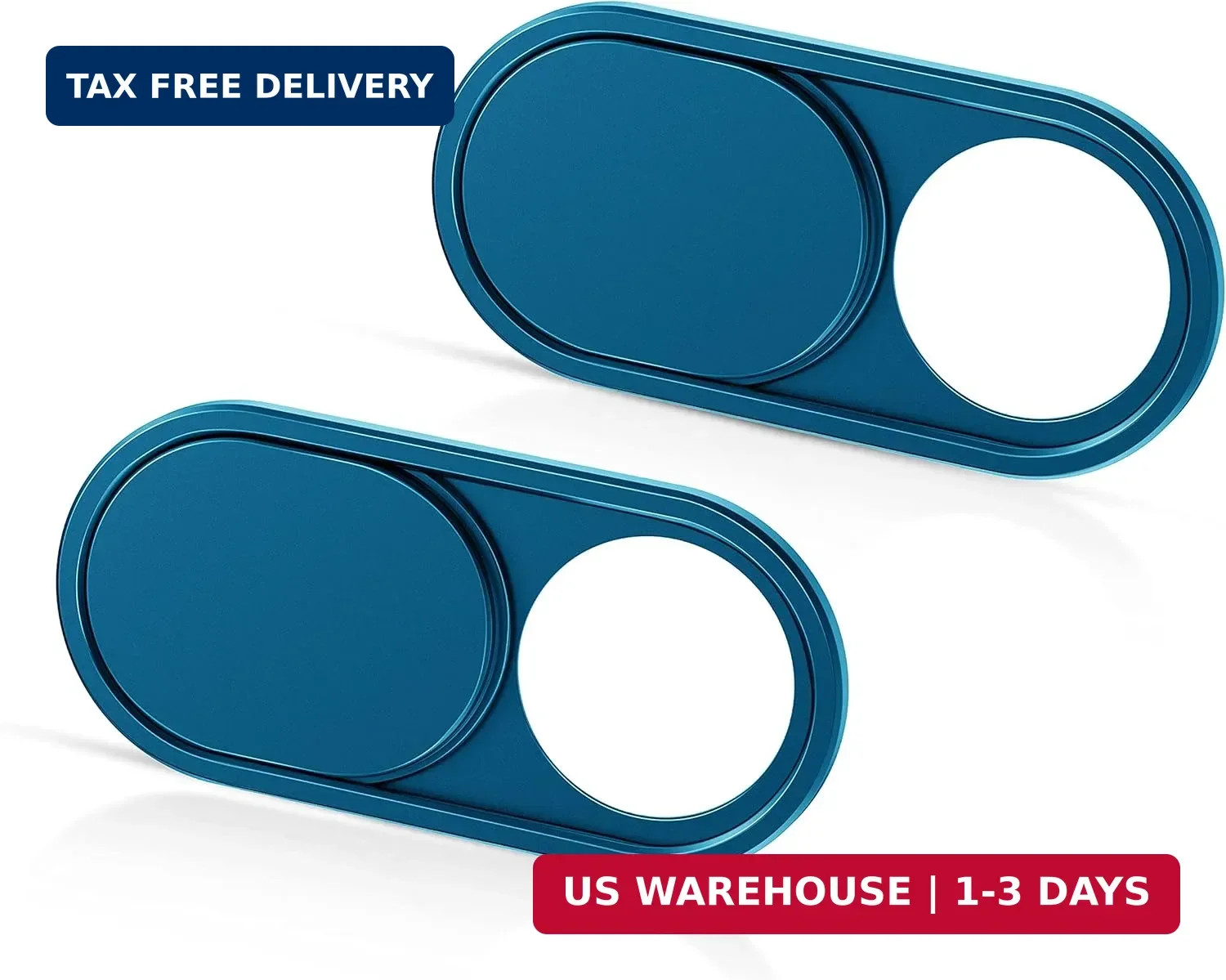 CloudValley Camera Cover Slide Ultra-Thin, Blue Webcam Cover for MacBook air, La