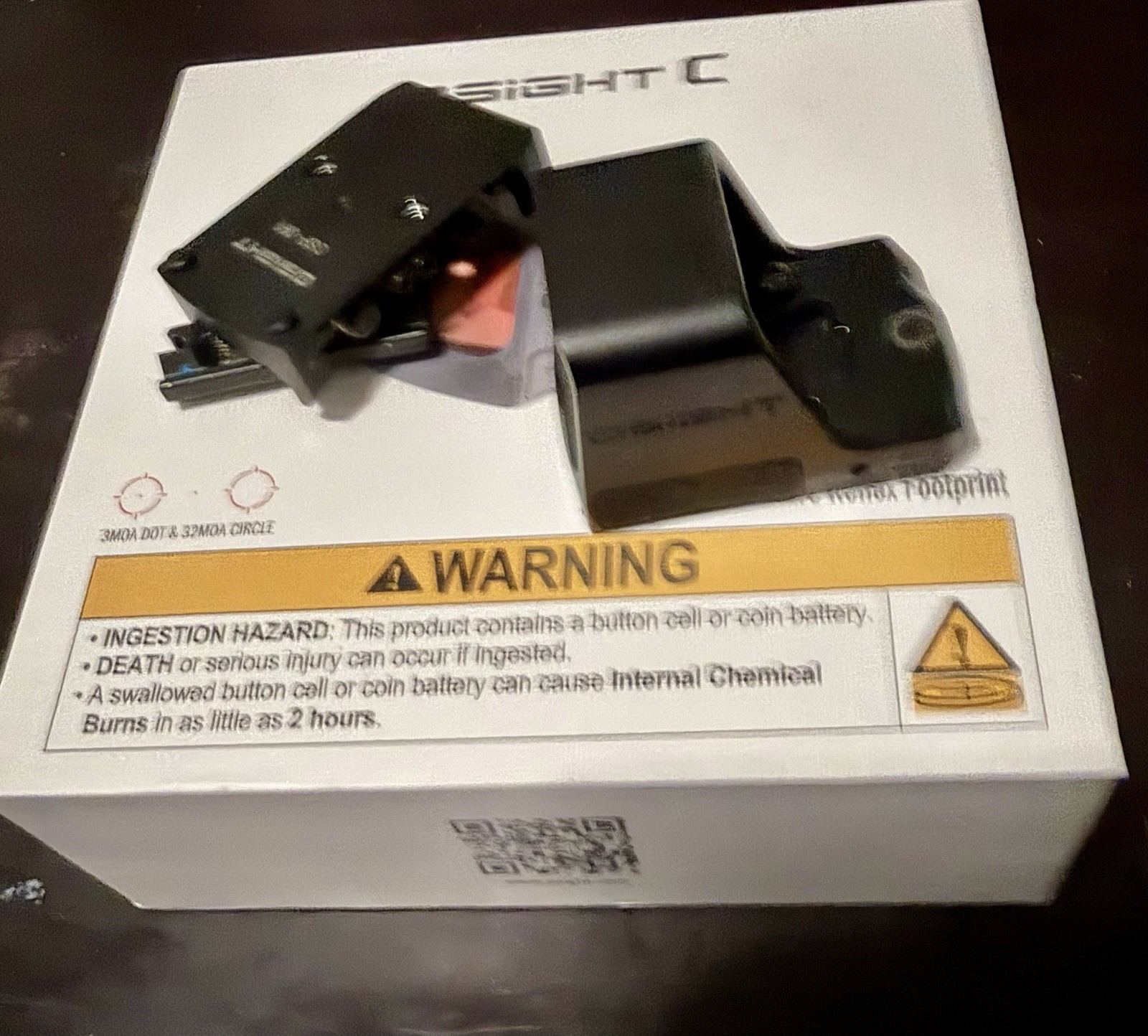 Osight C Micro Red Dot Sight, 3 MOA Dot & 32 MOA Circle Reticle