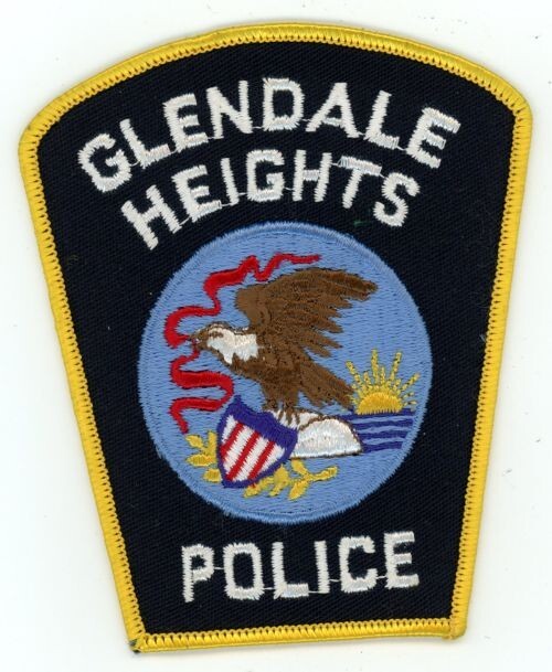 ILLINOIS IL GLENDALE HEIGHTS POLICE NICE SHOULDER PATCH SHERIFF