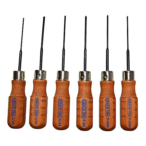 Grace USA - Micro Screwdriver Set - MS6 - Gunsmithing - Screwdrivers - 6 piece -