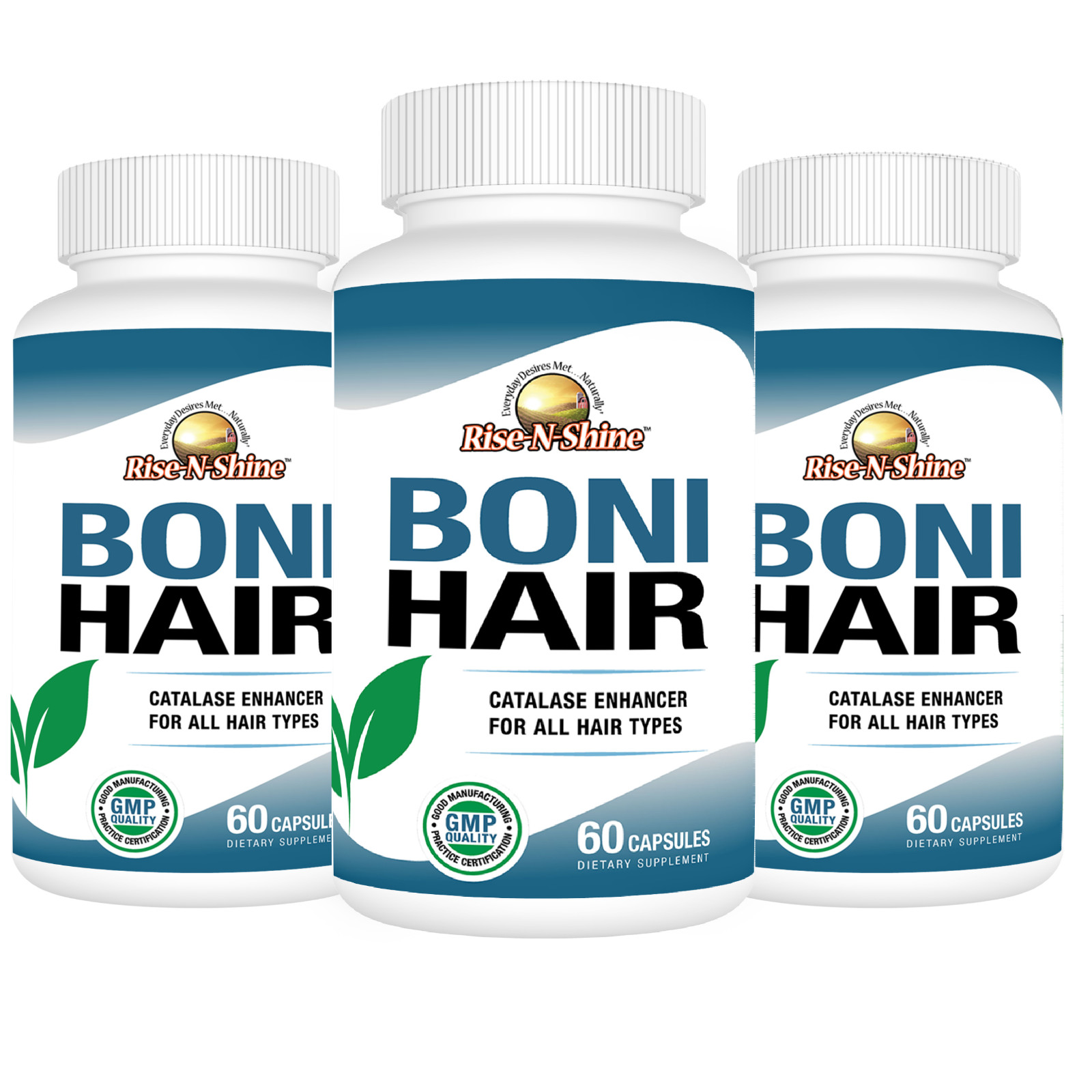 BoniHair Catalase Enzyme Enhancer -  3 Month Supply - Direct from Manufacturer