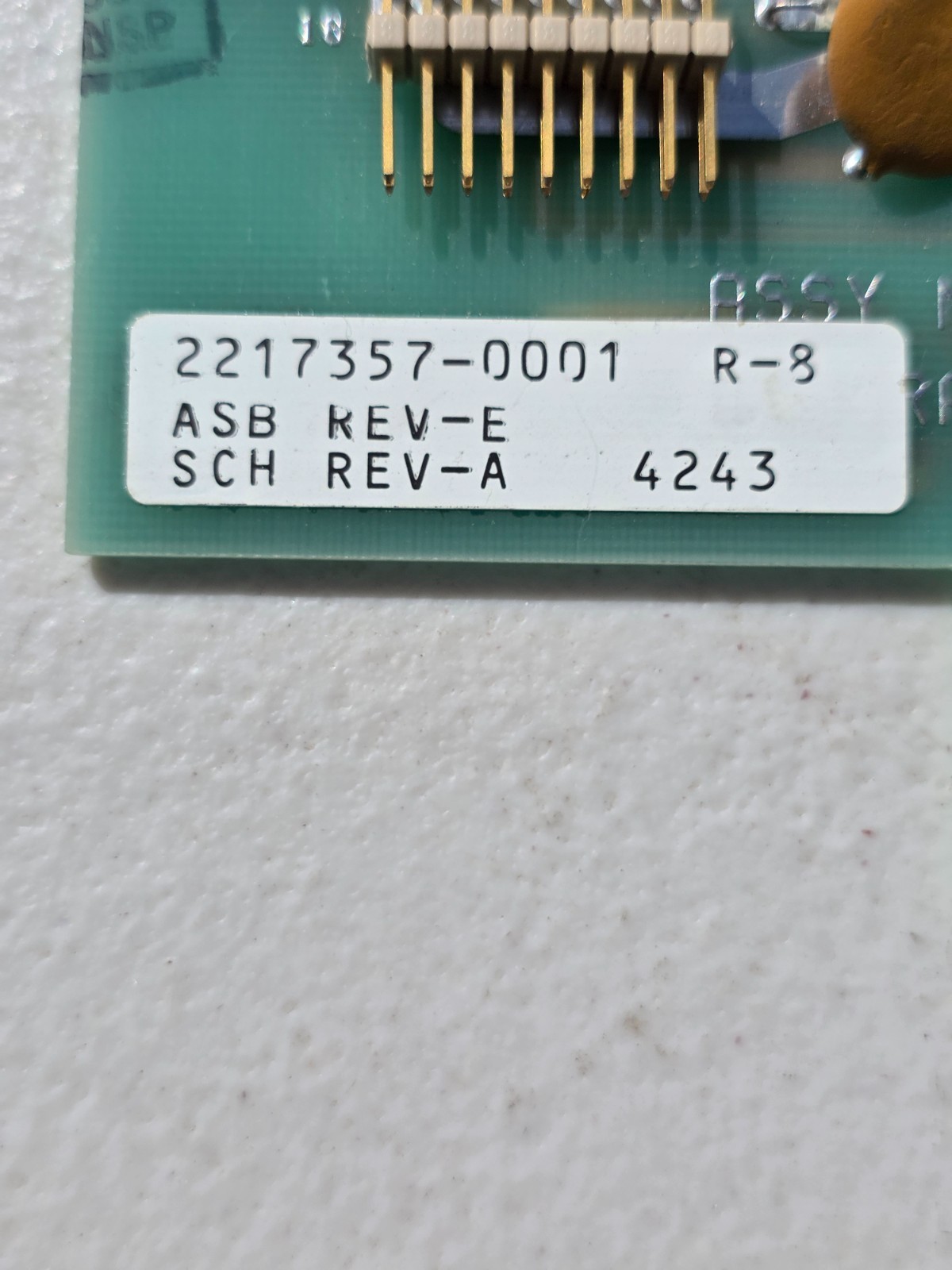 Texas Instruments 2217358-0001 Current Loop, ASSY# 2217357-001 R-8