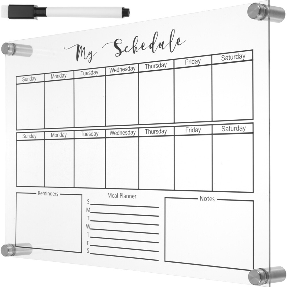Weekly Planner Menu Board Small White Boards Dry Erase Pack Planning