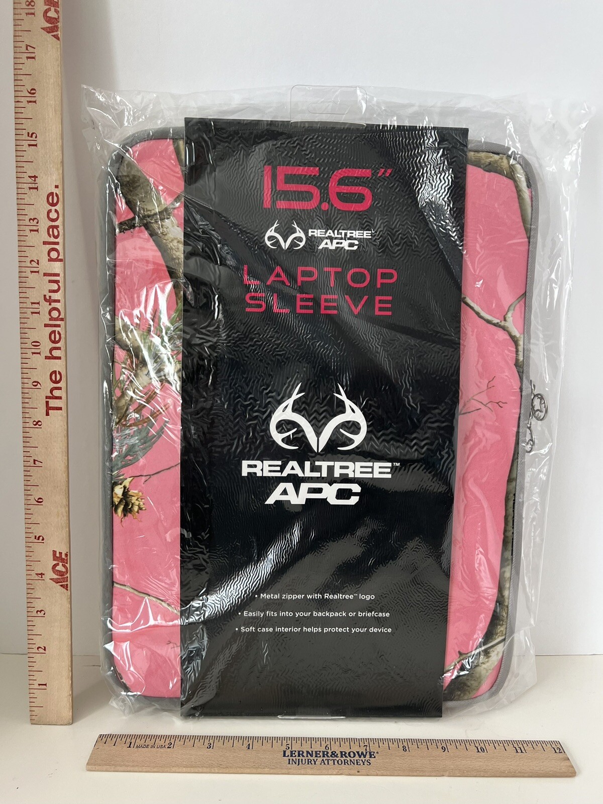 Realtree Pink Camo Laptop Sleeve, Computer Protector Brand New