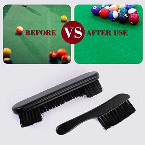 Billiard Pool Table Track Brush Set Wooden Rail Cleaning Tool