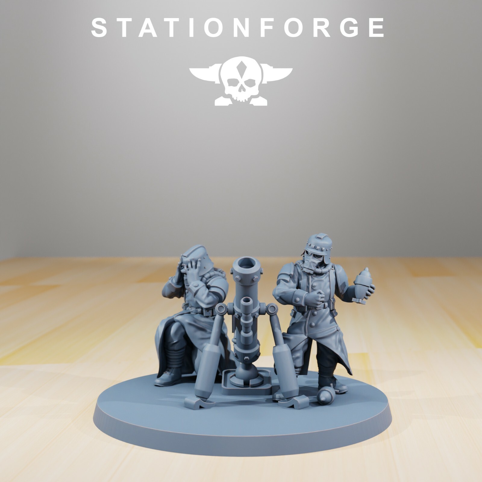 Imperial Soldiers of the Grim Guard x 1, Death Division, Mortar Korps