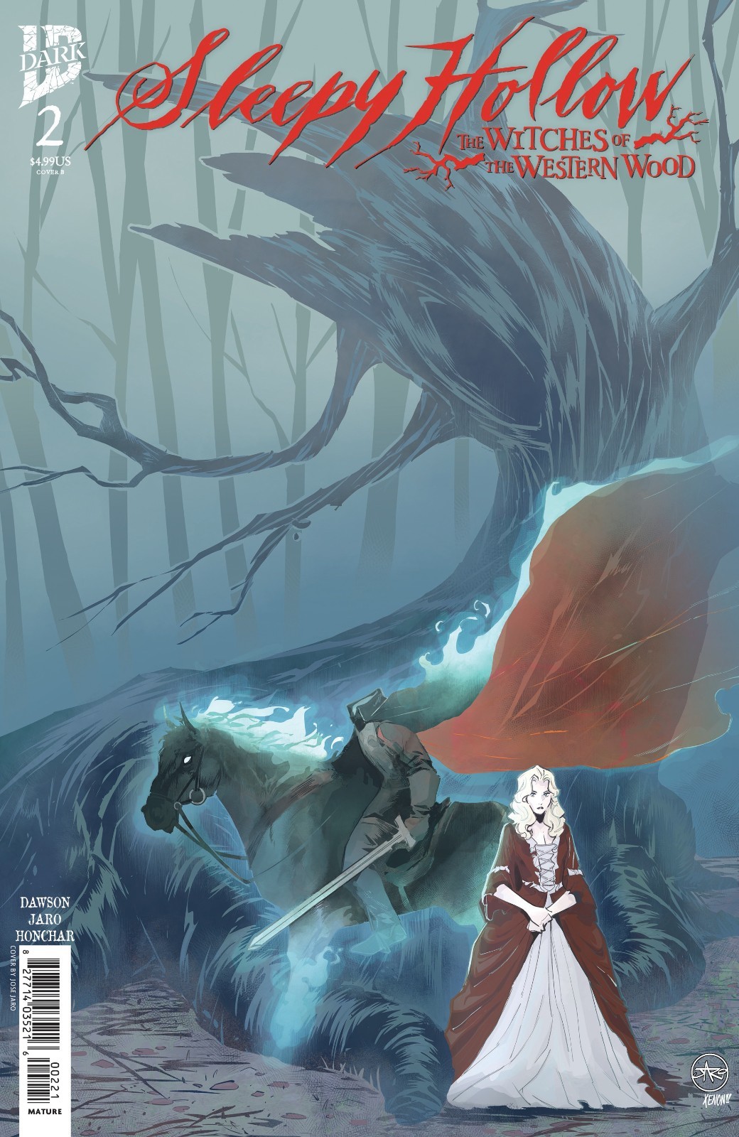 Sleepy Hollow: The Witches of the Western Wood #2 Variant B (Jaro) (IDW 2025)