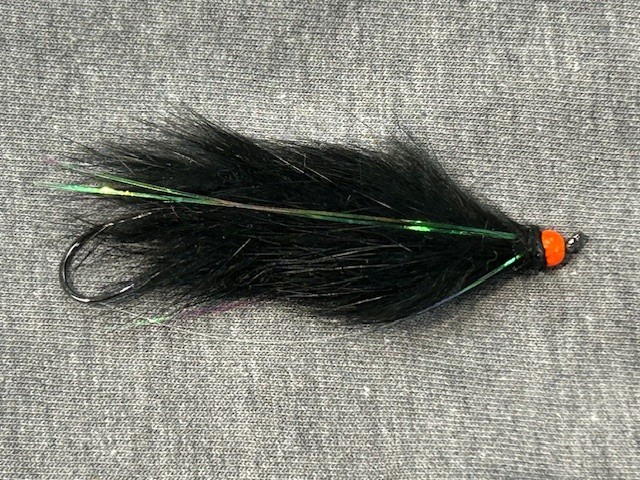 Hot Head Articulated MOAL Black #2 Steelhead Salmon Fly Fishing Flies