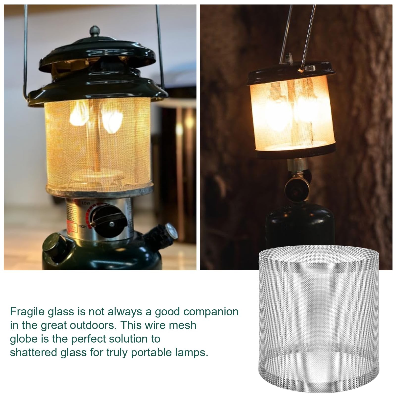 Magluv Lantern Globe for Coleman 288 Globe, One Size, ‎gray