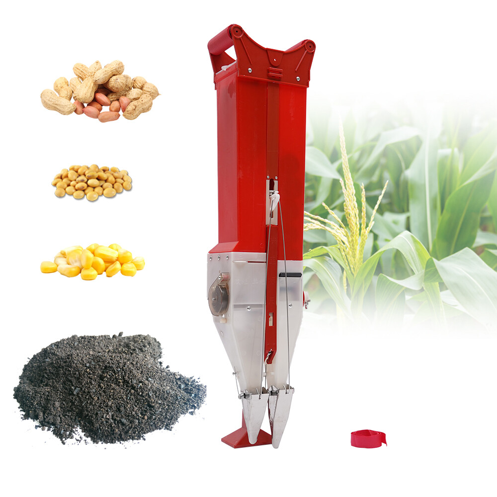 Manual Vegetable Seeder Fertilizer Tool Garden Planter Corn Peanut Corn Planter