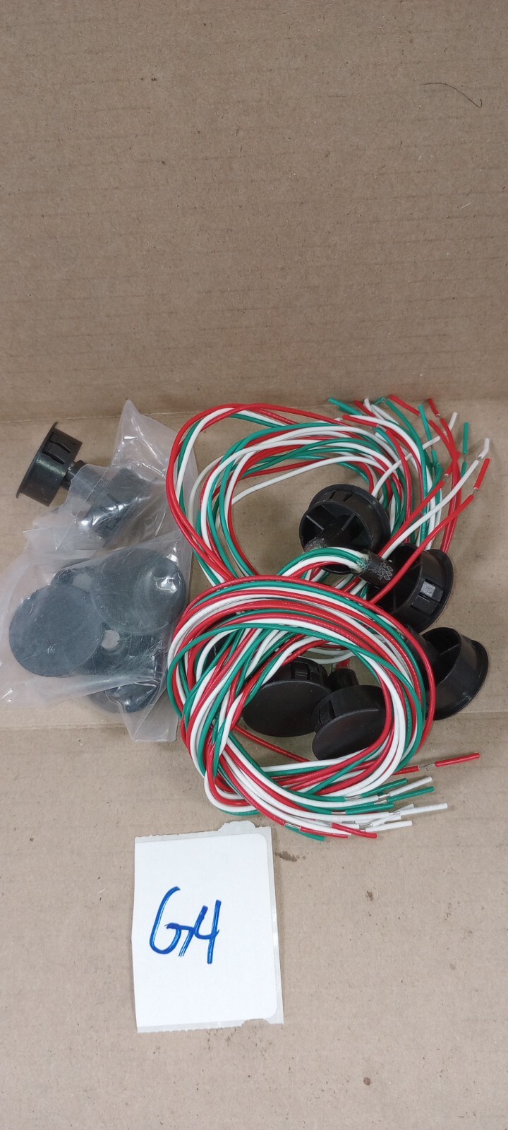GRI Alarm Door Contact Switch Set - Part # 199-12-B (Black) (1 Inch Steel Door )