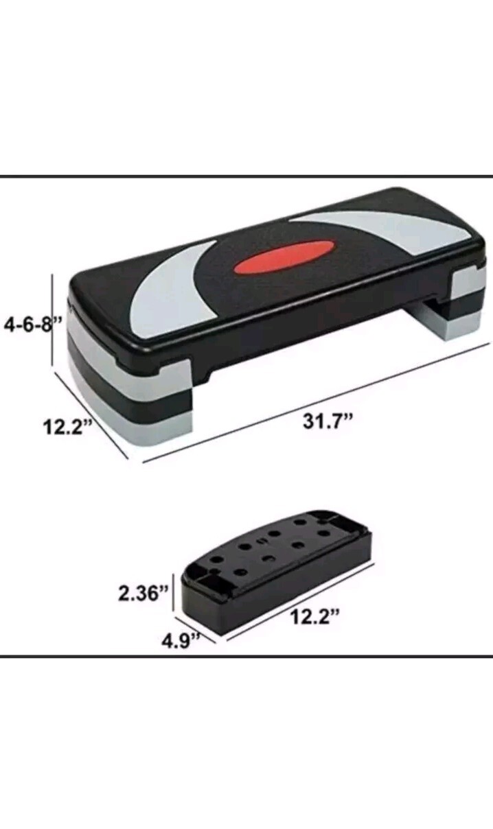 BalanceFrom Adjustable Workout Aerobic Stepper Step Platform Trainer