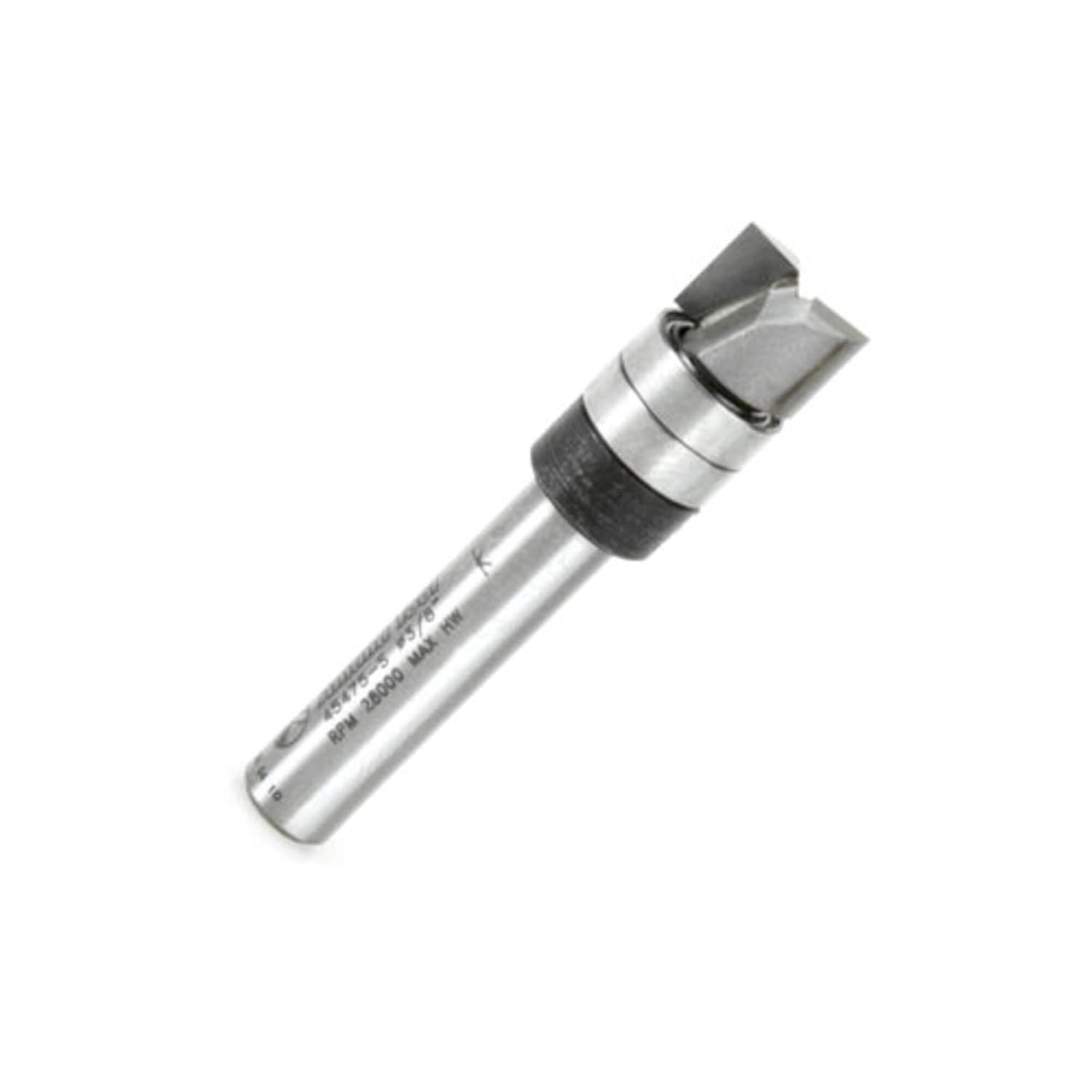 - 45475-S Carbide Tipped Flush Trim Plunge Template 3/8 Dia X 1/4 Sh
