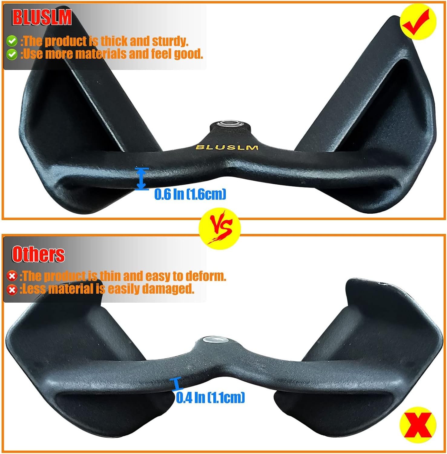 LAT Pull Down Bar for Cable Machine, LAT Pulldown Attachments