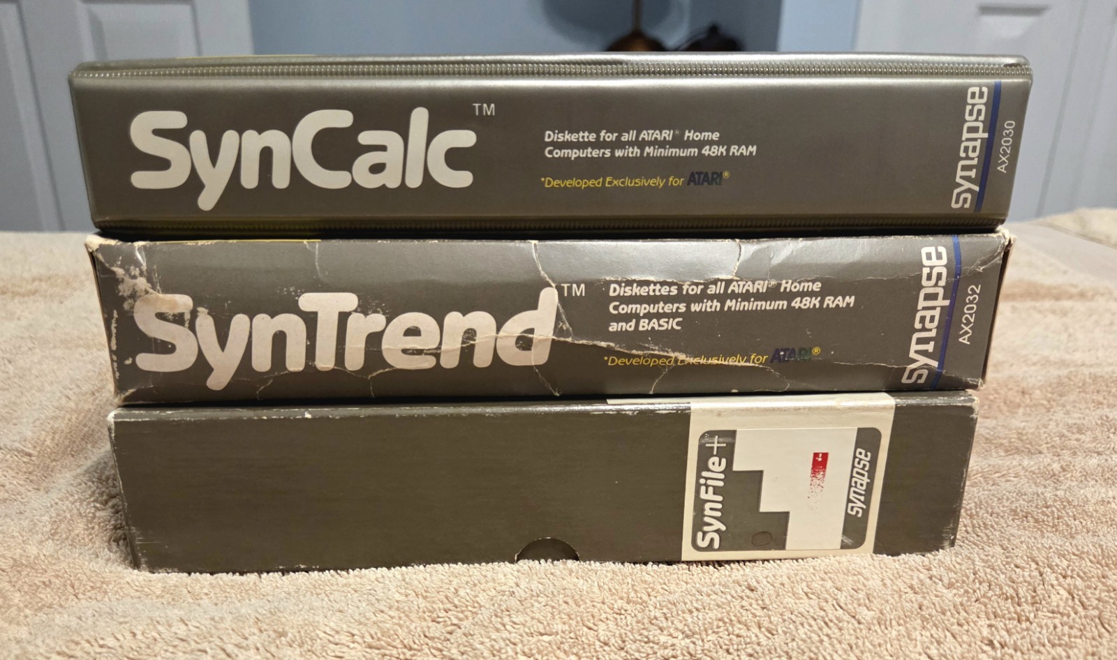 SynCalc, SynFile+, SynTrend with SynStat & SynGraph by Synapse for Atari