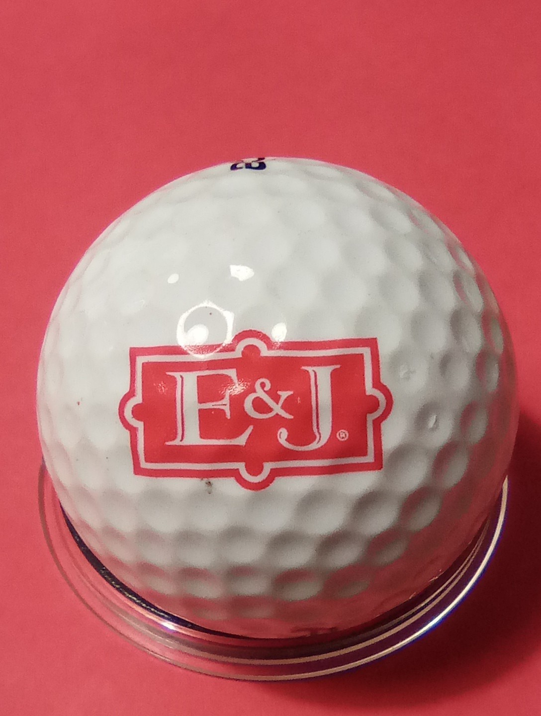 E & J LOGO GOLF BALL GREAT FOR ANY VINTAGE COLLECTION!