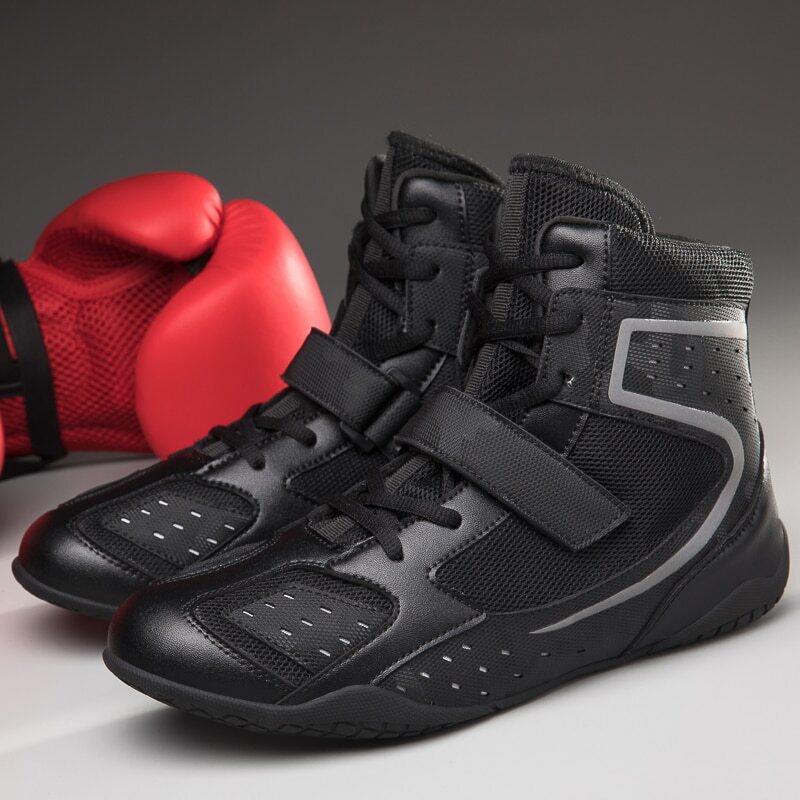 Professional High-top Wrestling Shoes Boxing Fighting Boots Wearable Sneakers